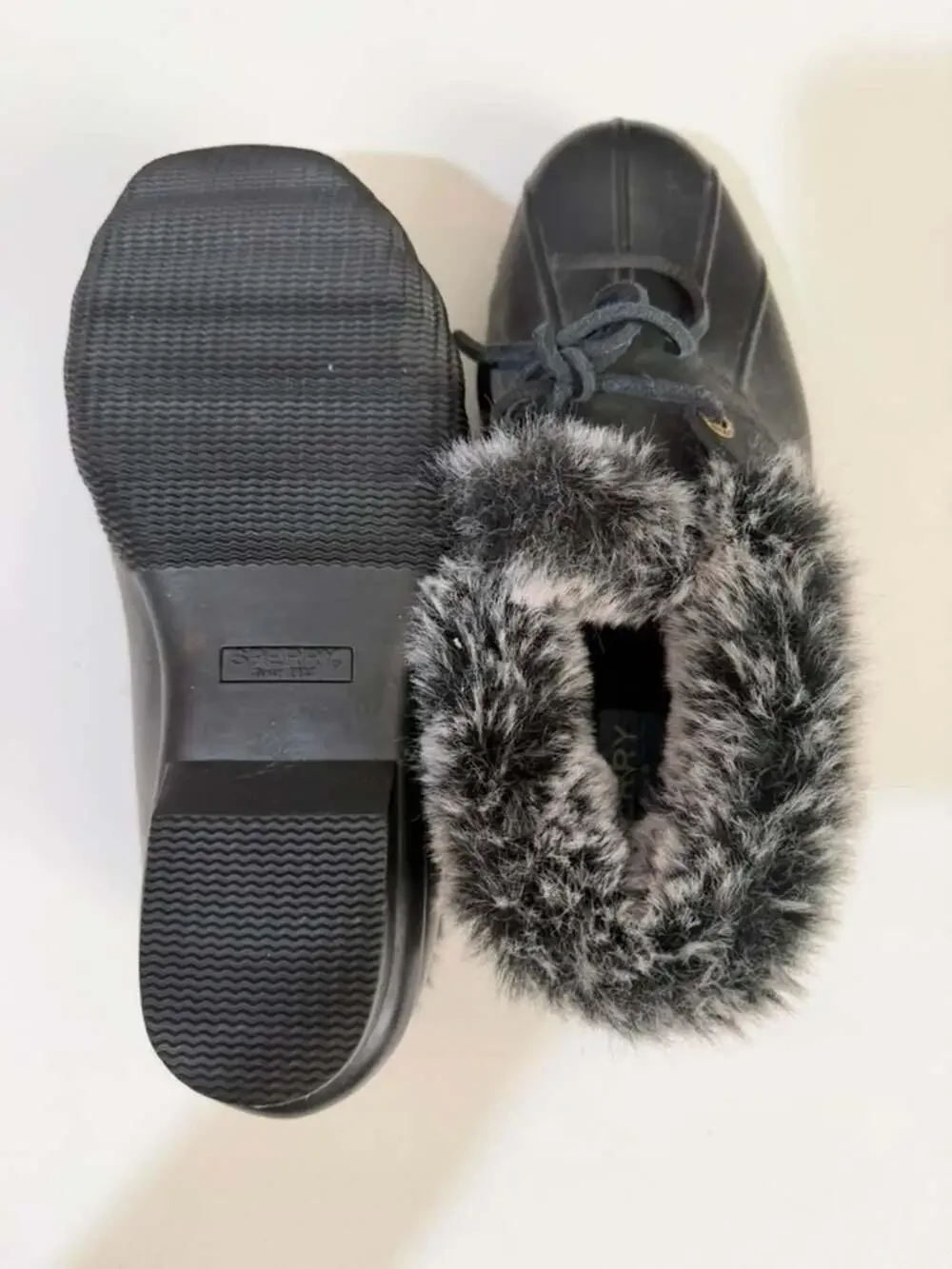 Sperry Women's Saltwater 1-Eye Cozy Faux Fur Lined Duck Boots
